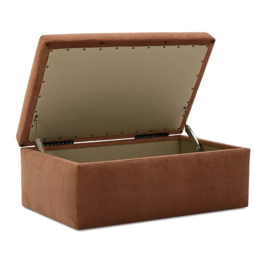 Picture of Remy 45" x 28" Rectangle Storage Ottoman